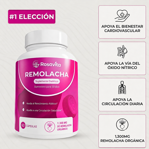 Capsulas de Remolacha Rosavita